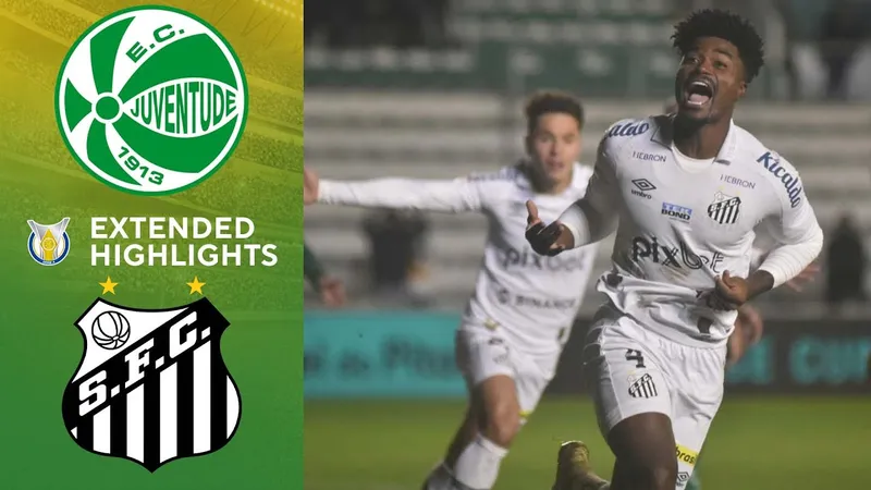 Cầu thủ đội Juventude đang cố gắng ngăn chặn cầu thủ đội Santos tiếp cận khung thành Cầu thủ đội Juventude đang cố gắng ngăn chặn cầu thủ đội Santos tiếp cận khung thành